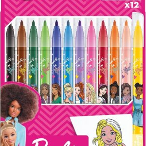 Carioci 12 culori/set, Maped Barbie