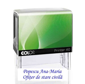 Stampila Ofiter Stare Civila