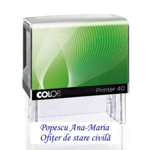 Stampila Ofiter Stare Civila