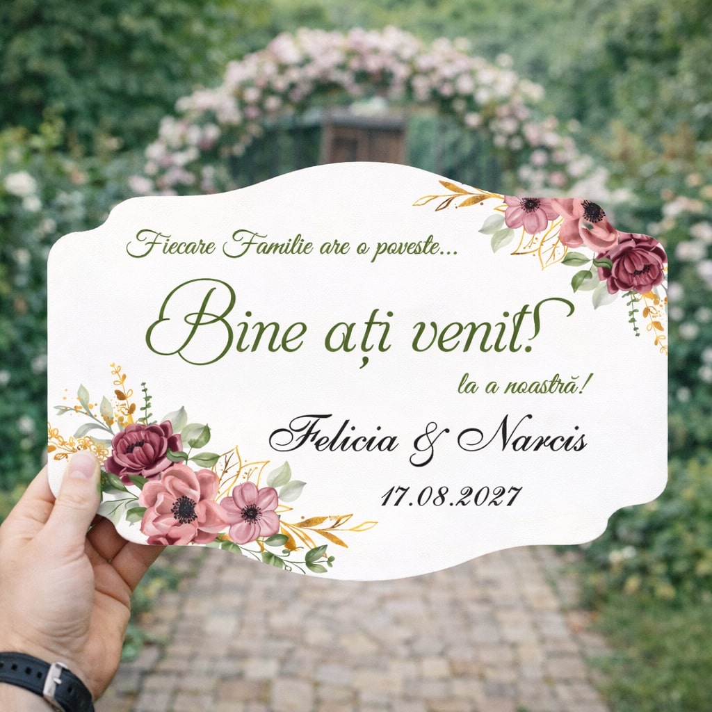 Bine ati venit personalizat