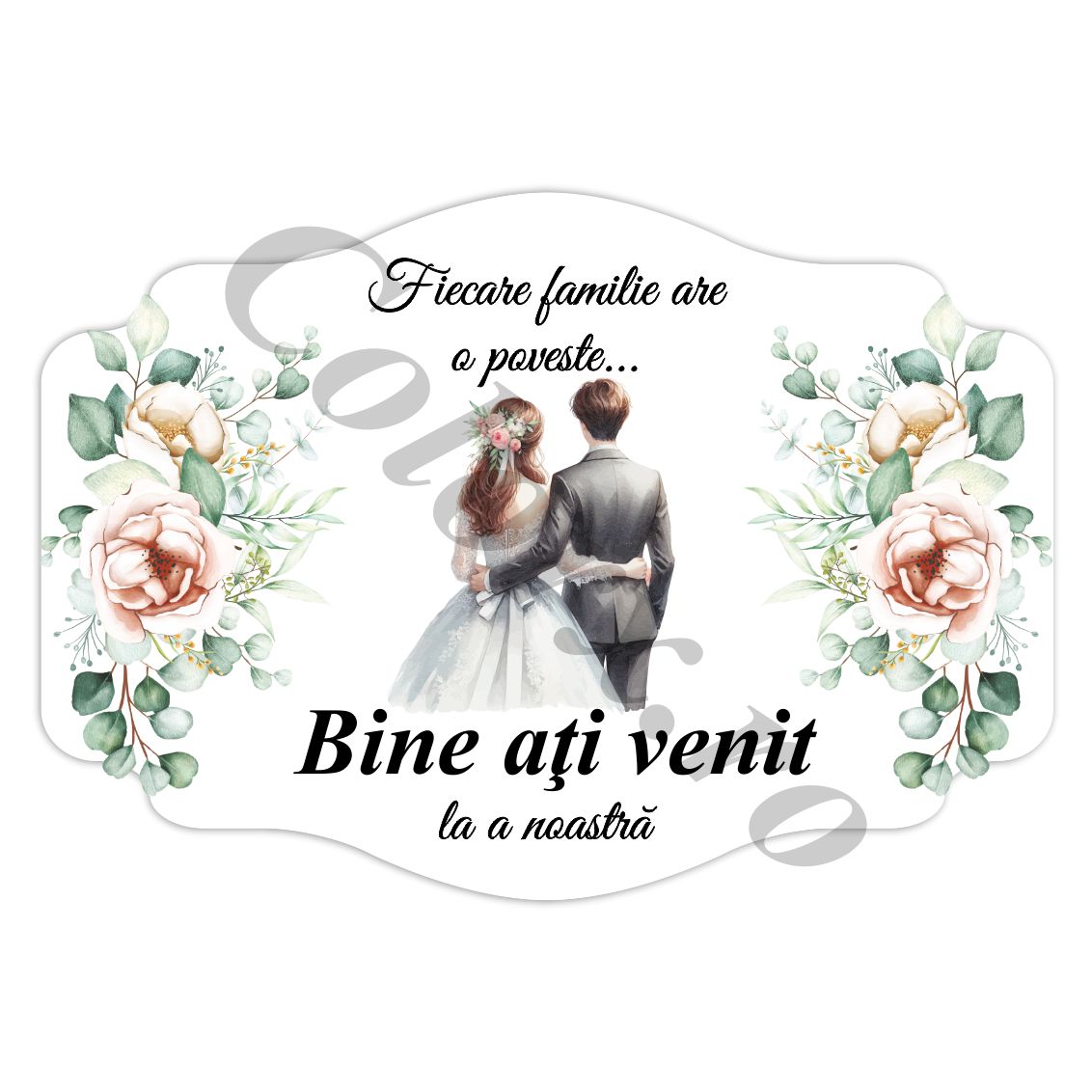 bine ati venit green flowers